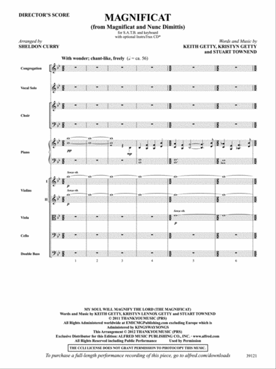 Magnificat & Nunc Dimittis Choir scores gallery preview page 2