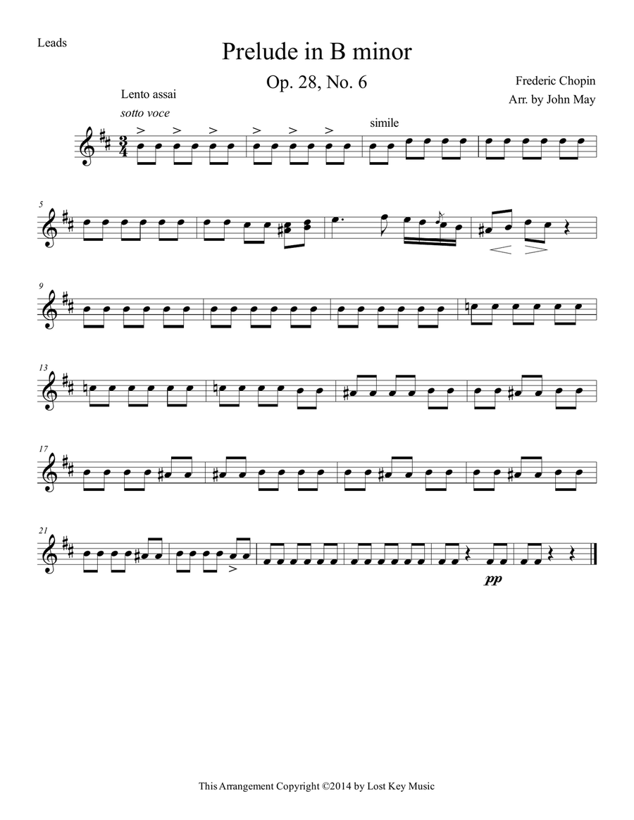 Prelude in B minor-Steel Drum Band Steel Drum Band scores gallery preview page 5