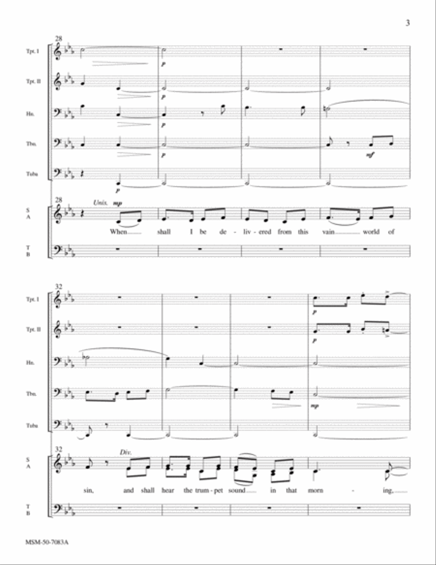 The Morning Trumpet Choir scores gallery preview page 3