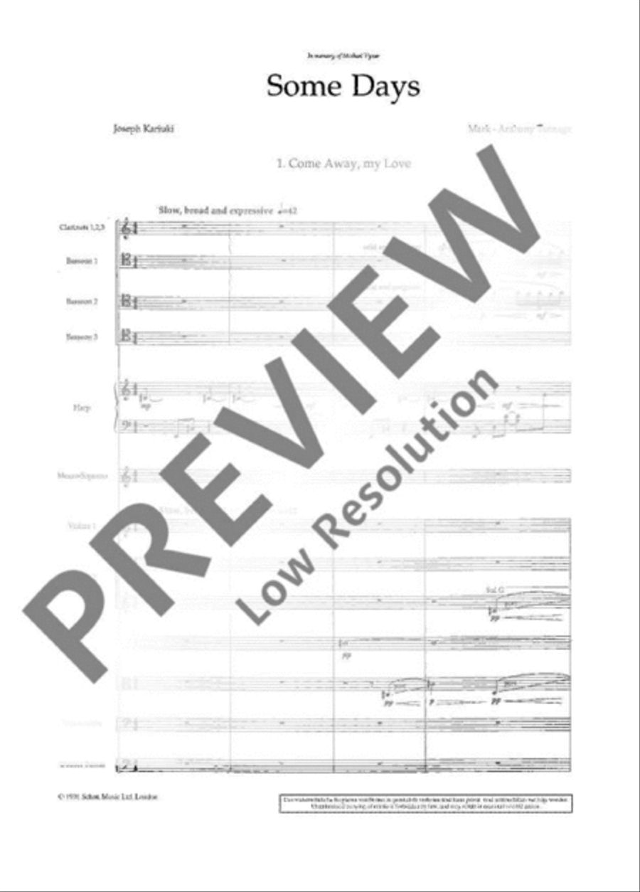 Some Days Some Days Orchestra scores gallery preview page 6