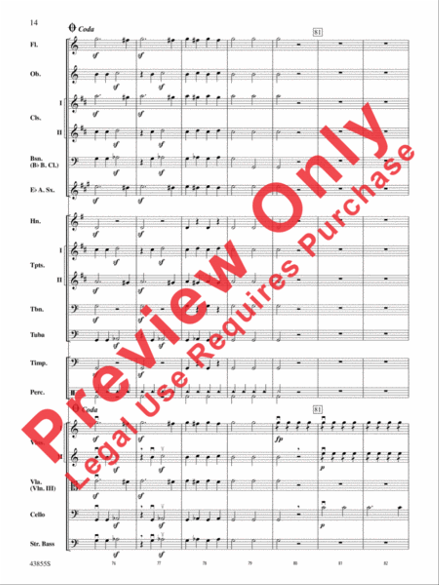 The Abduction from the Seraglio Full Orchestra scores gallery preview page 15