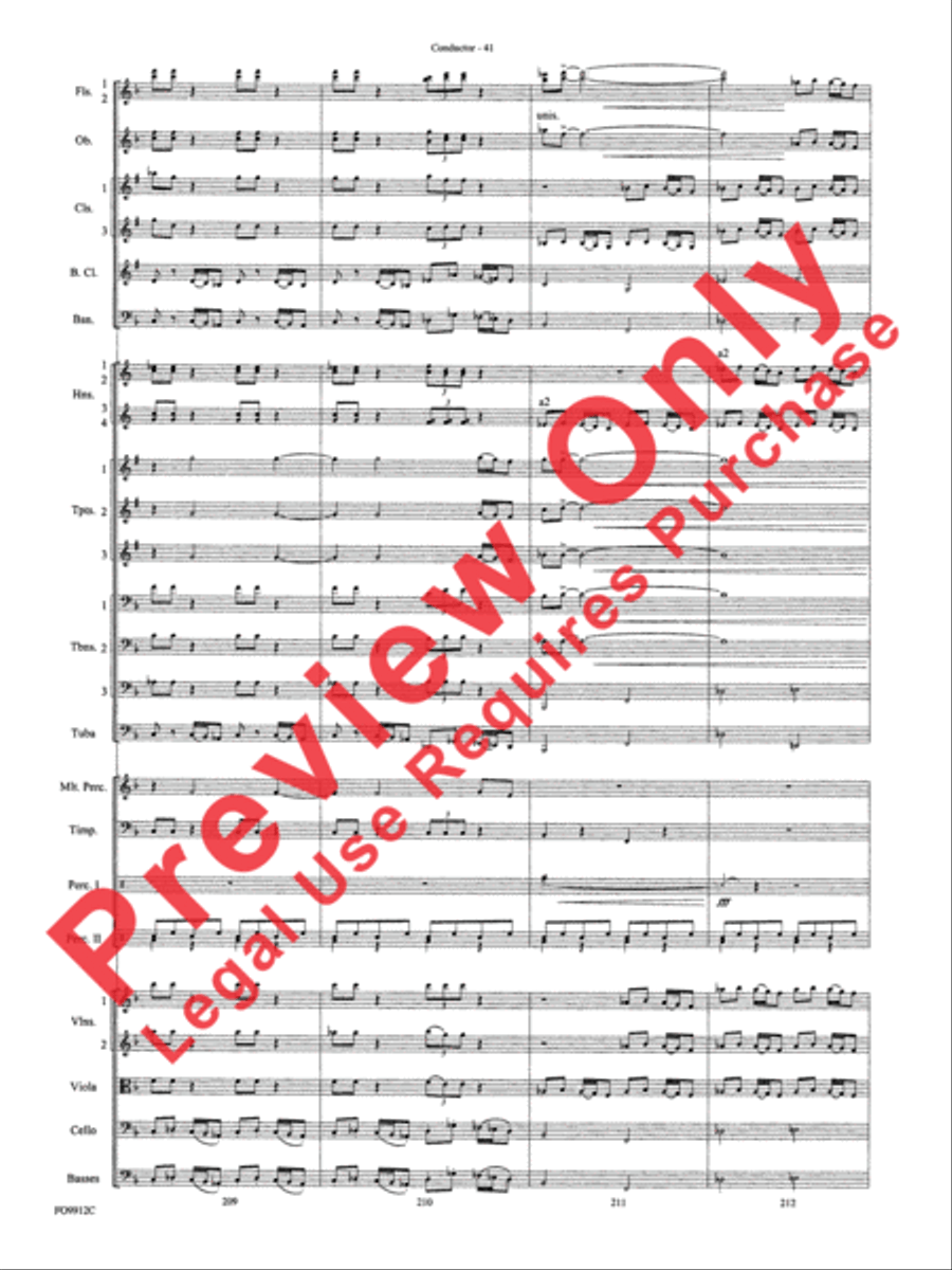 Selections from Star Wars: Episode I The Phantom Menace Full Orchestra scores gallery preview page 87