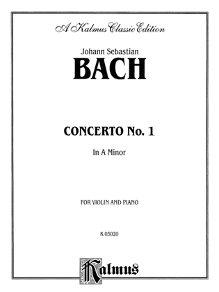 Book cover for Bach: Violin Concerto in A Minor