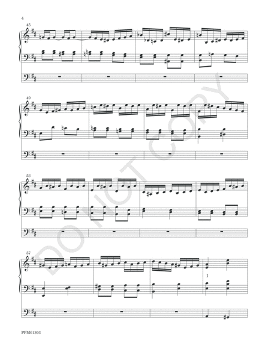 Concerto in D Organ Solo scores gallery preview page 7