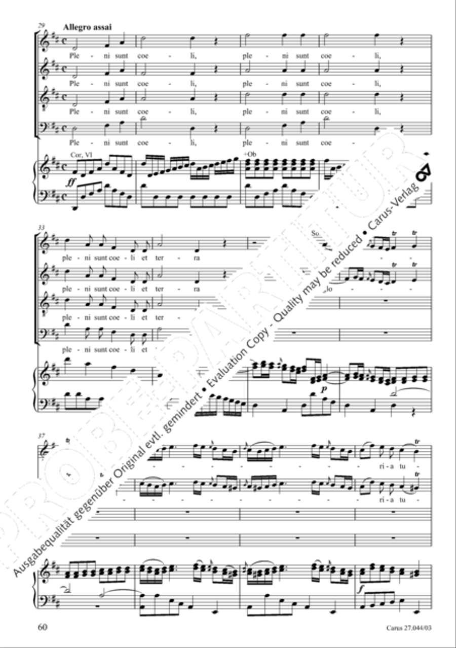 Messa per il Santissimo Natale 4-Part scores gallery preview page 61
