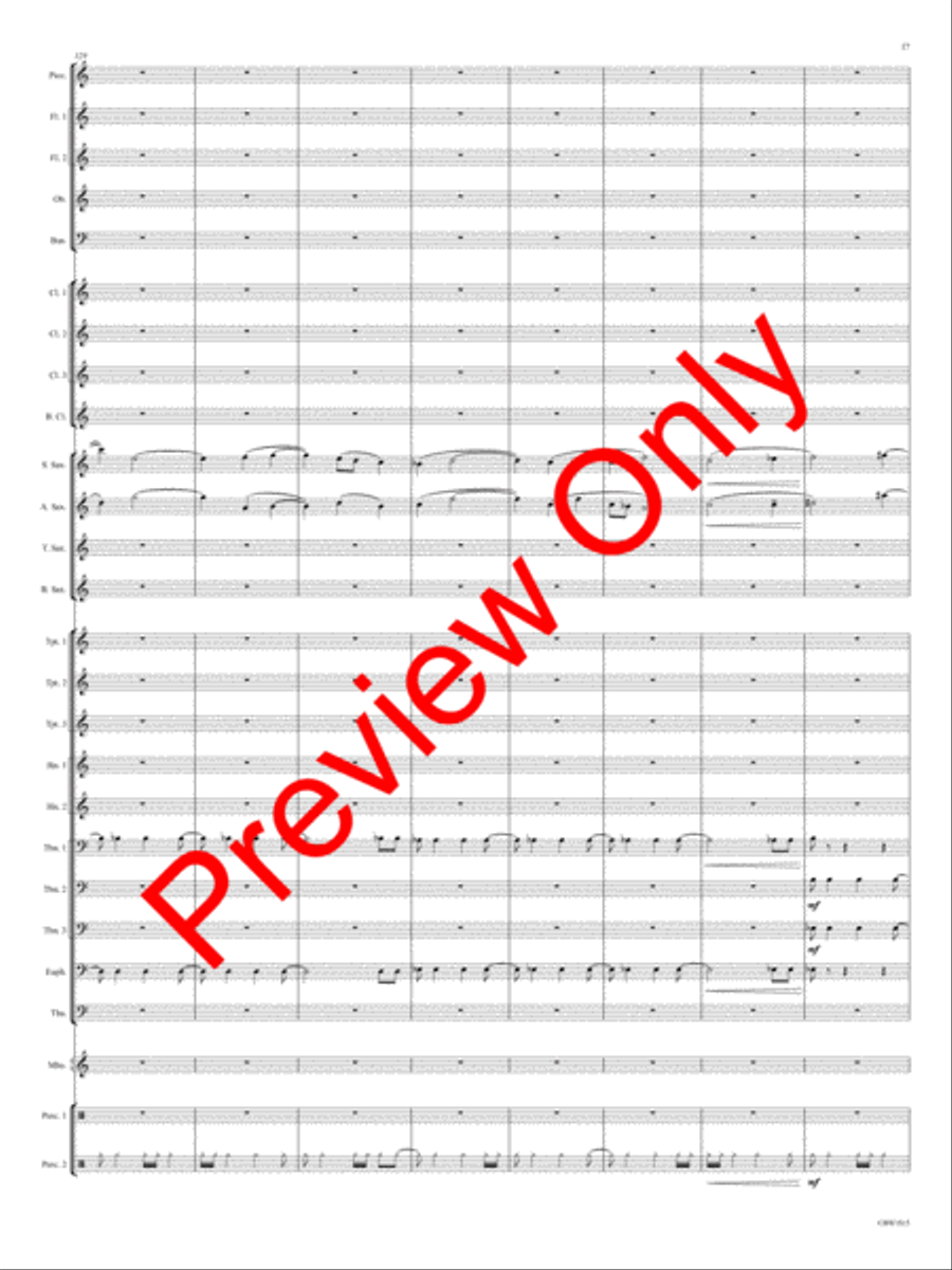 Flying Concert Band scores gallery preview page 20