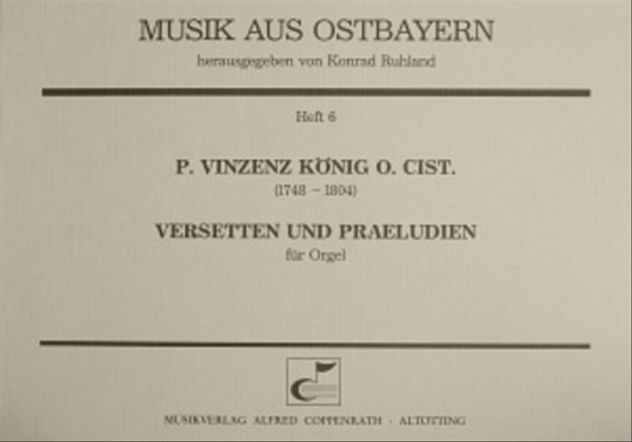Versetten und Praeludien durch alle acht Kirchentone Organ scores gallery preview page 1