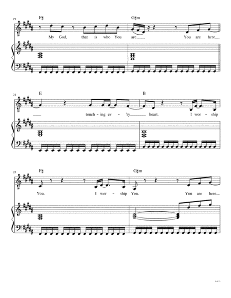 Way Maker Voice scores gallery preview page 5