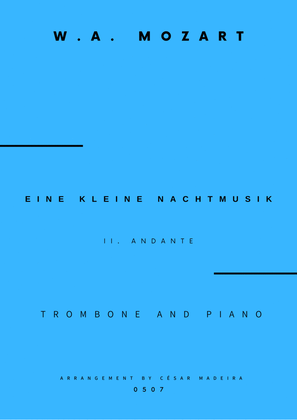Eine Kleine Nachtmusik (2 mov.) - Trombone and Piano (Full Score and Parts)