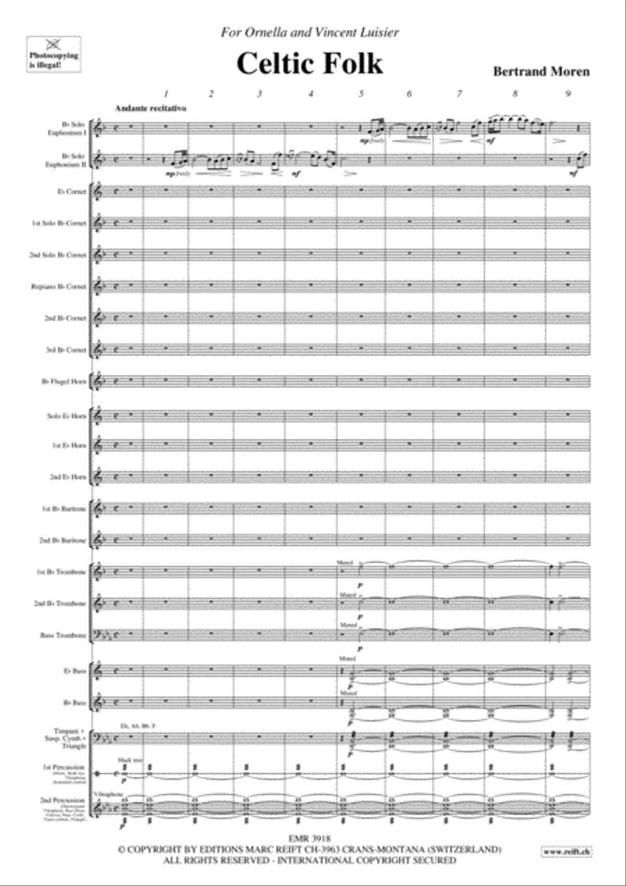 Celtic Folk Celtic Folk Brass Band scores gallery preview page 3