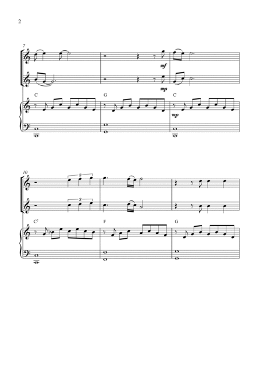 Endless Love Woodwind Duet scores gallery preview page 2