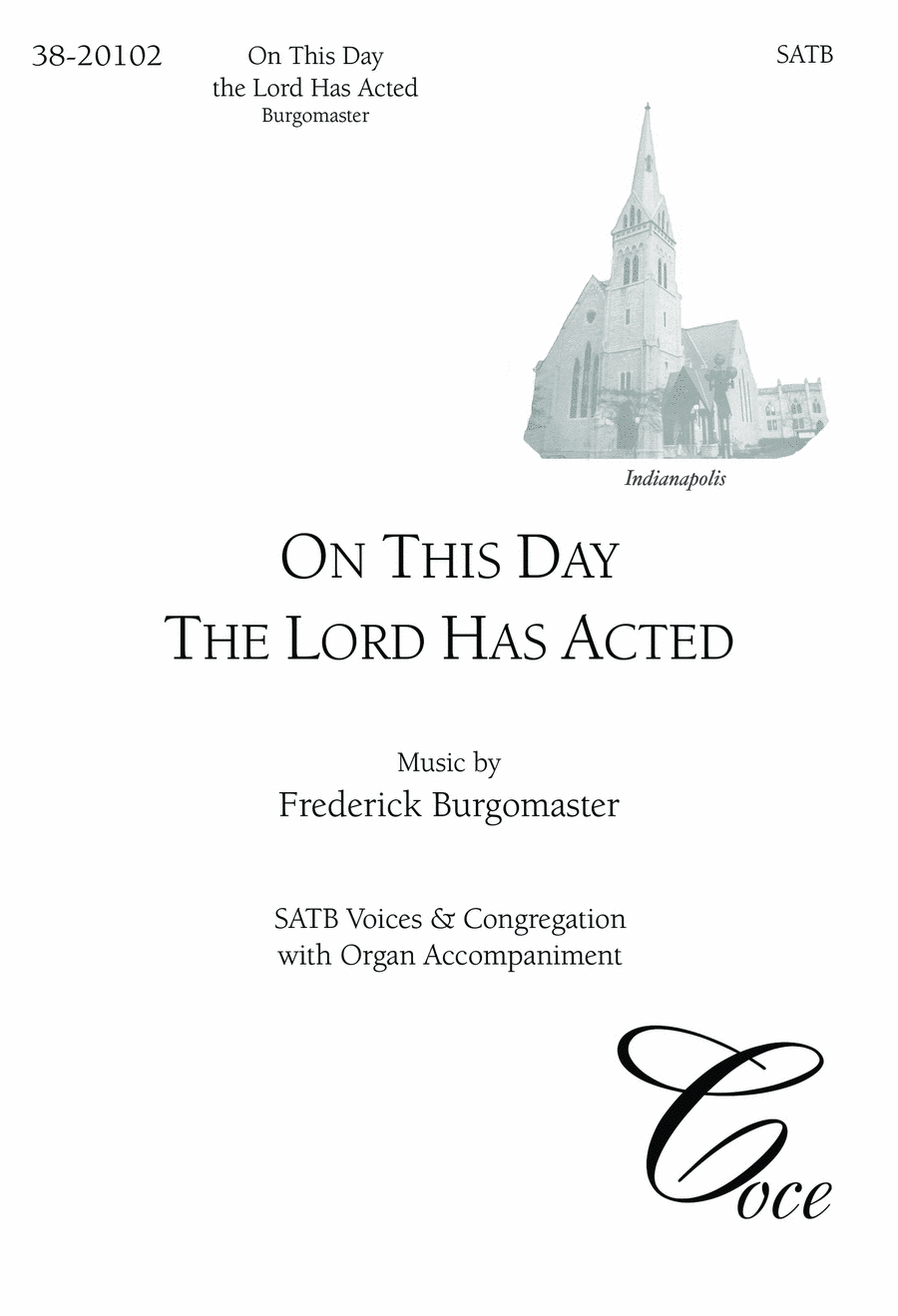 On This Day The Lord Has Acted 4-Part scores gallery preview page 1