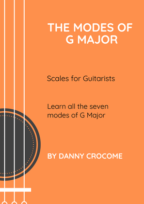 Book cover for The Modes of G Major (Scales for Guitarists)
