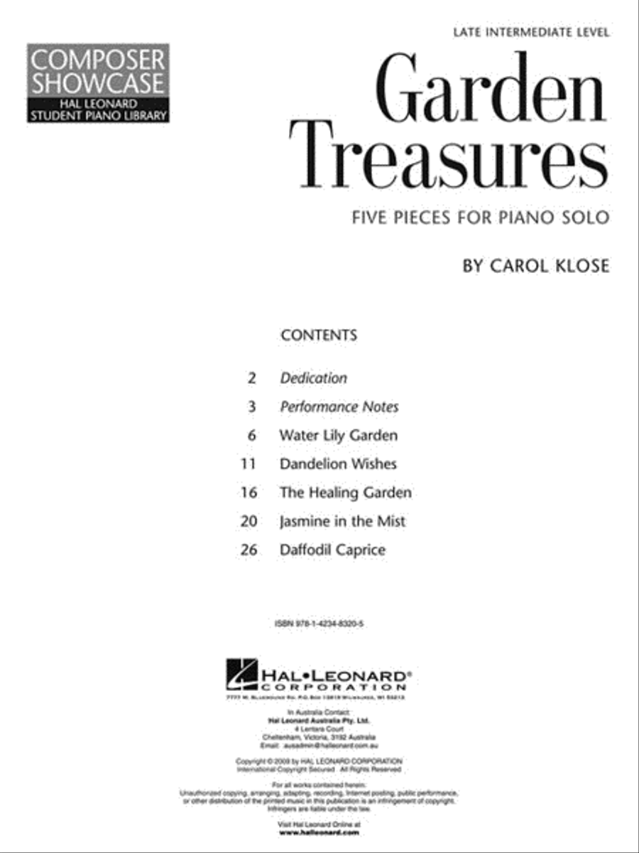 Garden Treasures Piano Method scores gallery preview page 2