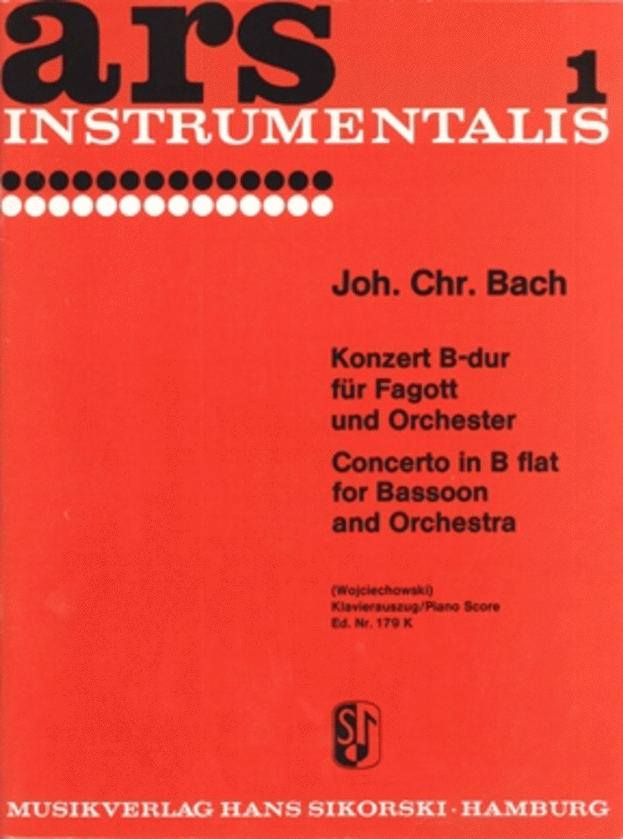 Concerto For Bassoon And Orchestra - Bassoon And Piano Reduction