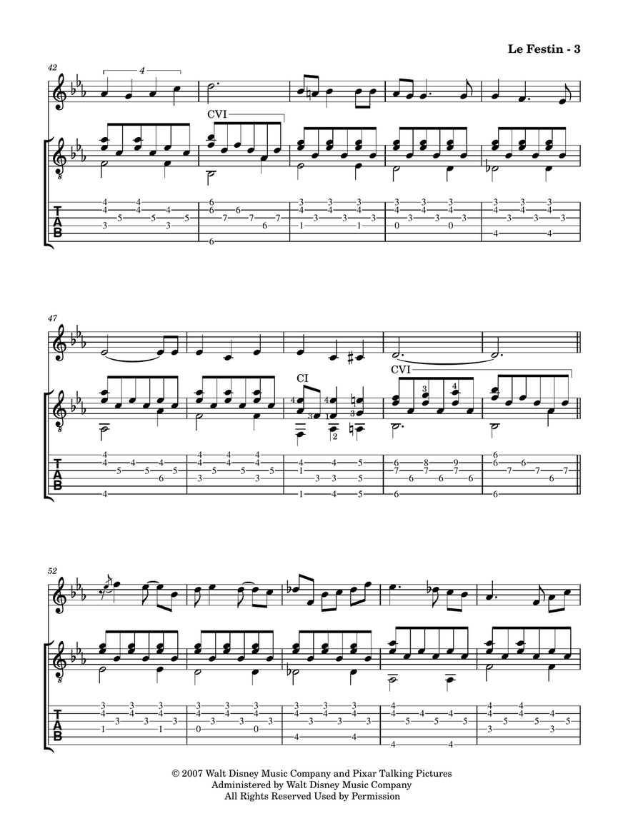 Le Festin String Duet scores gallery preview page 5