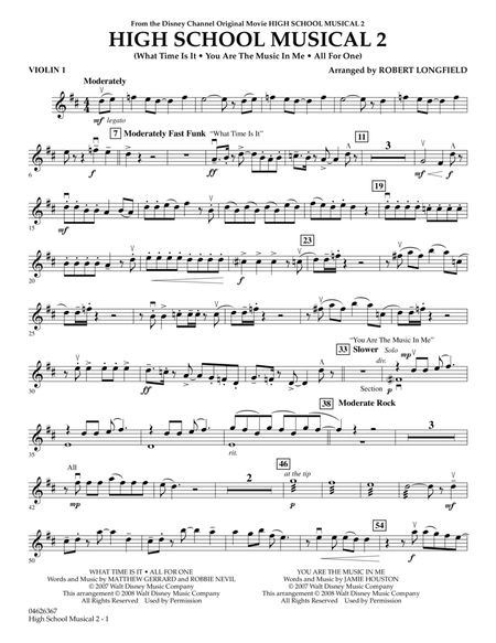 High School Musical 2 - Violin 1