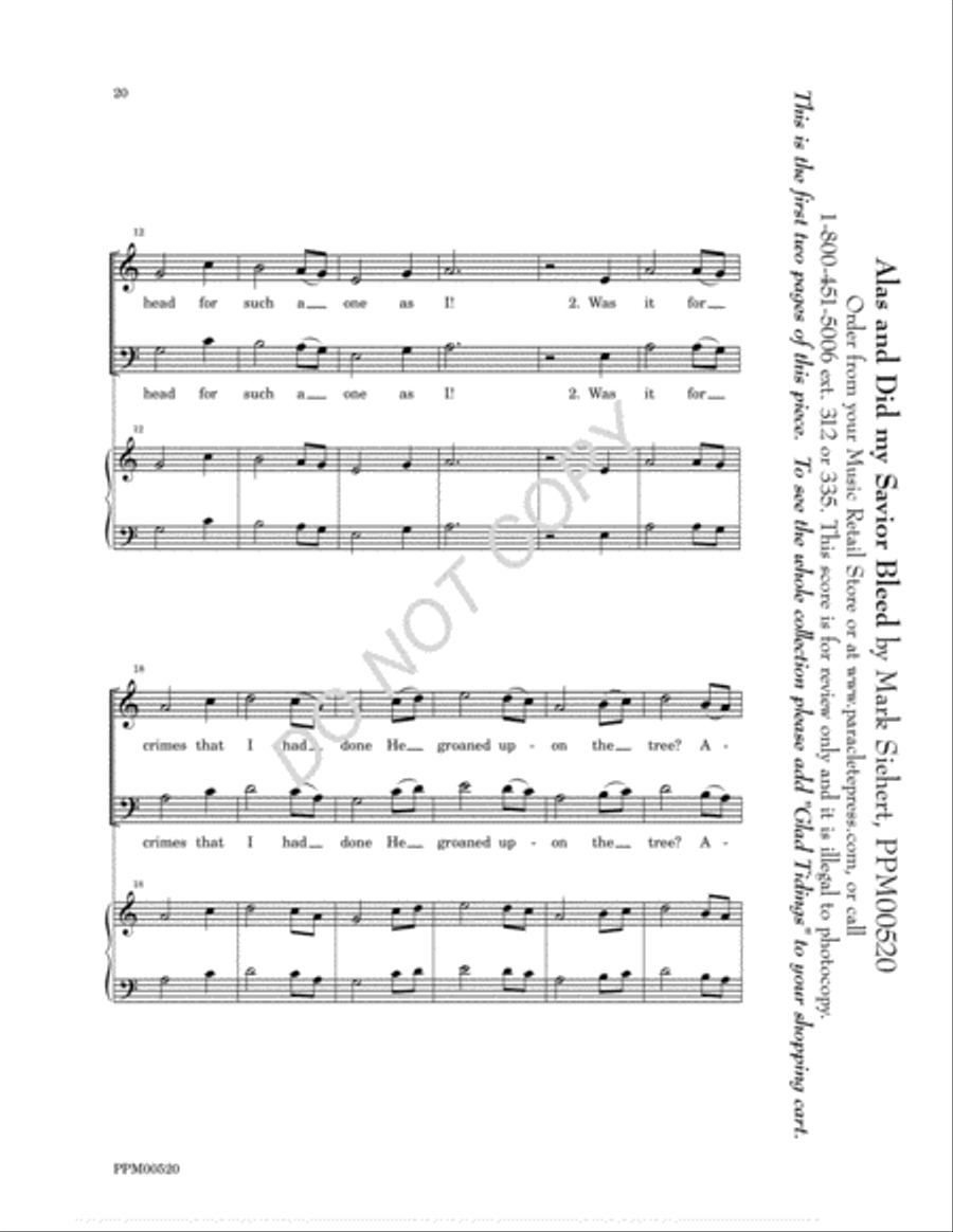 Glad Tidings Glad Tidings 4-Part scores gallery preview page 13