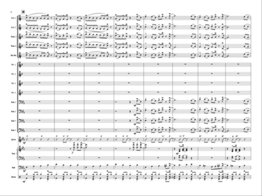 Joy To The World Jazz Ensemble scores gallery preview page 9