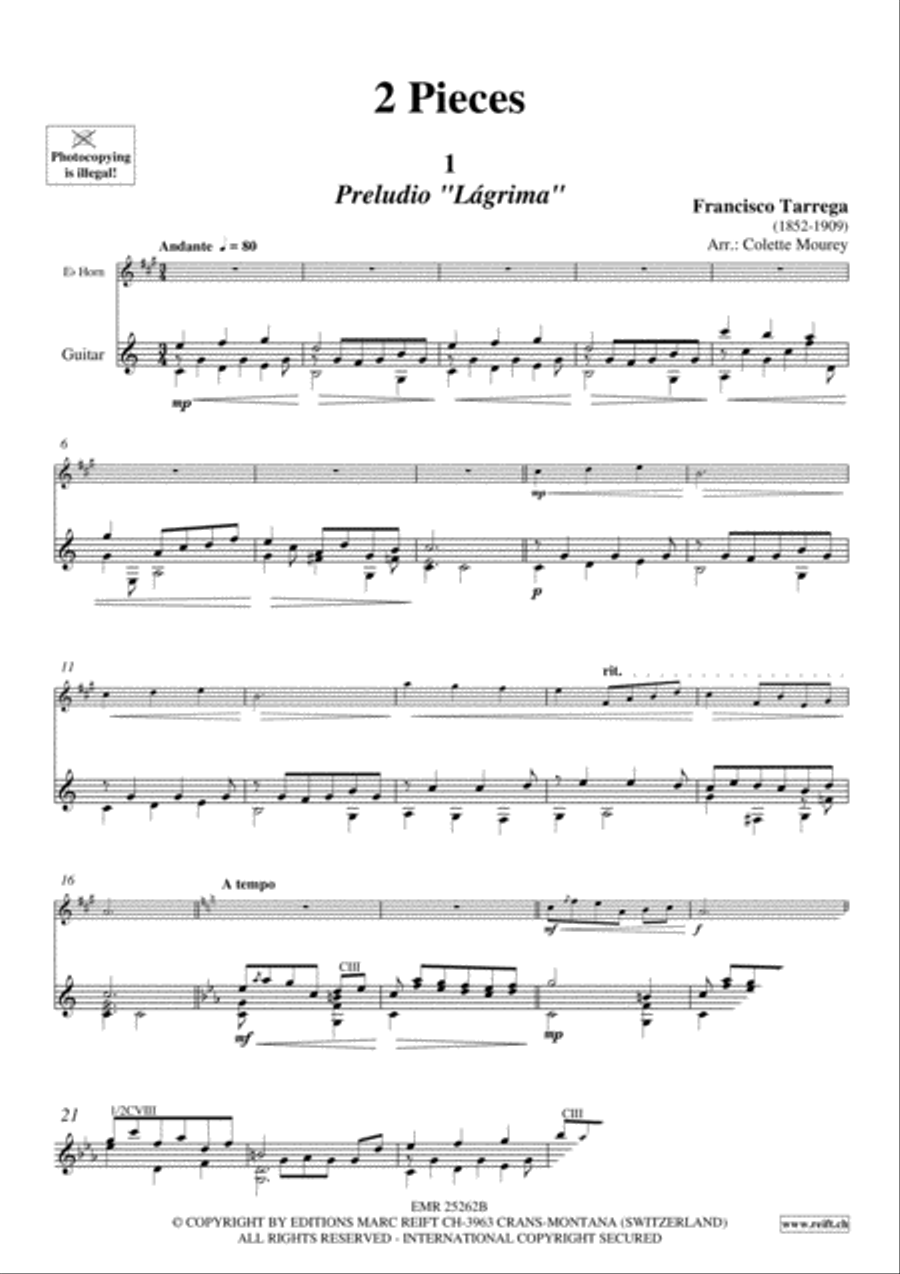 2 Pieces 2 Pieces Horn scores gallery preview page 3