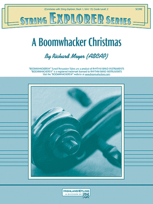 Book cover for A Boomwhacker Christmas