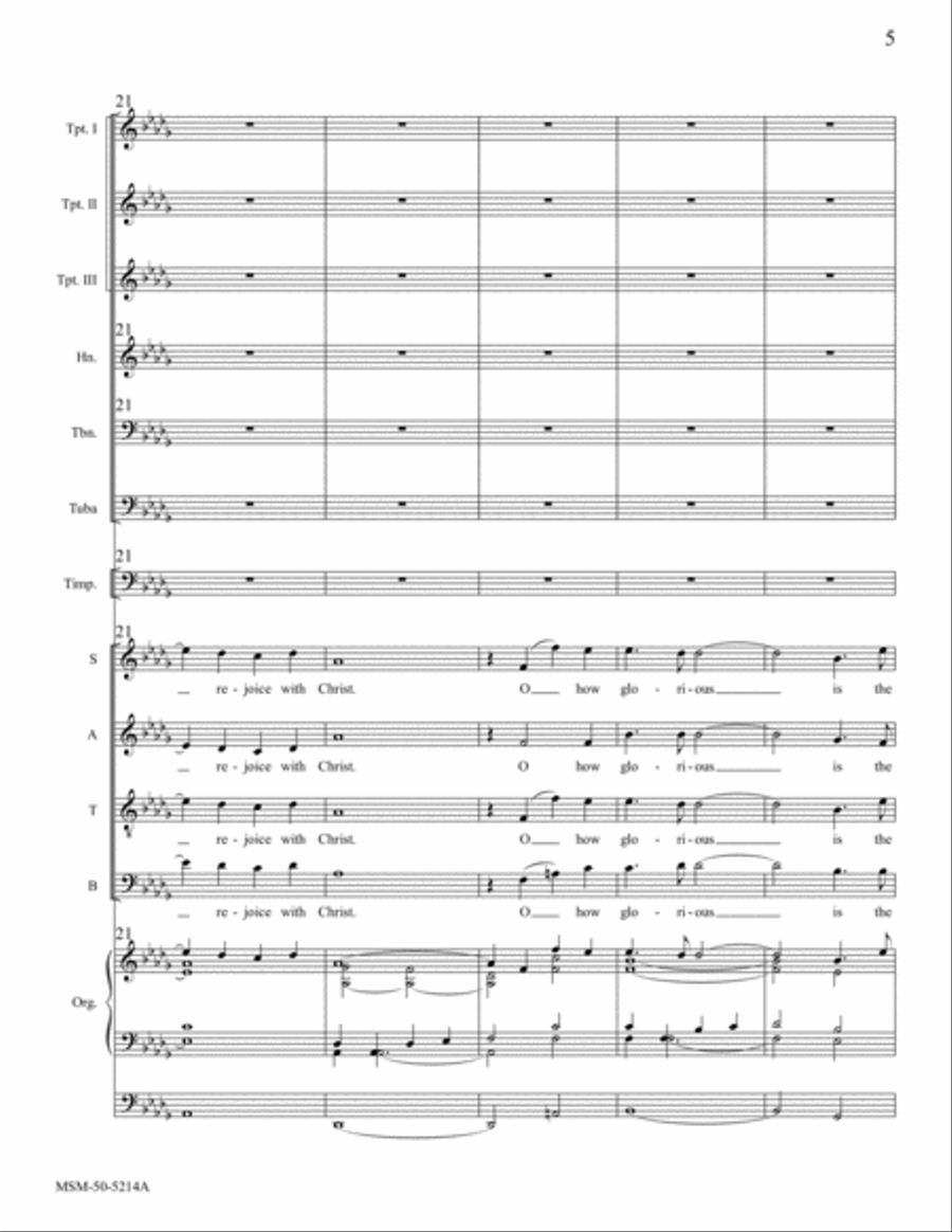 O How Glorious Is the Kingdom Choir scores gallery preview page 6