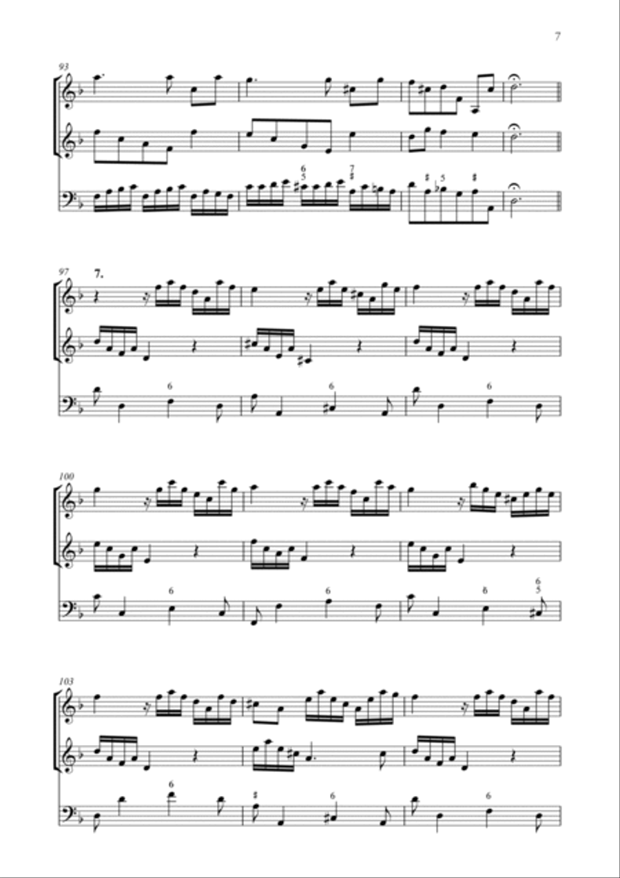 Folia Vivaldi full score and parts (Original - Urtext) RV 63 Small Ensemble scores gallery preview page 6