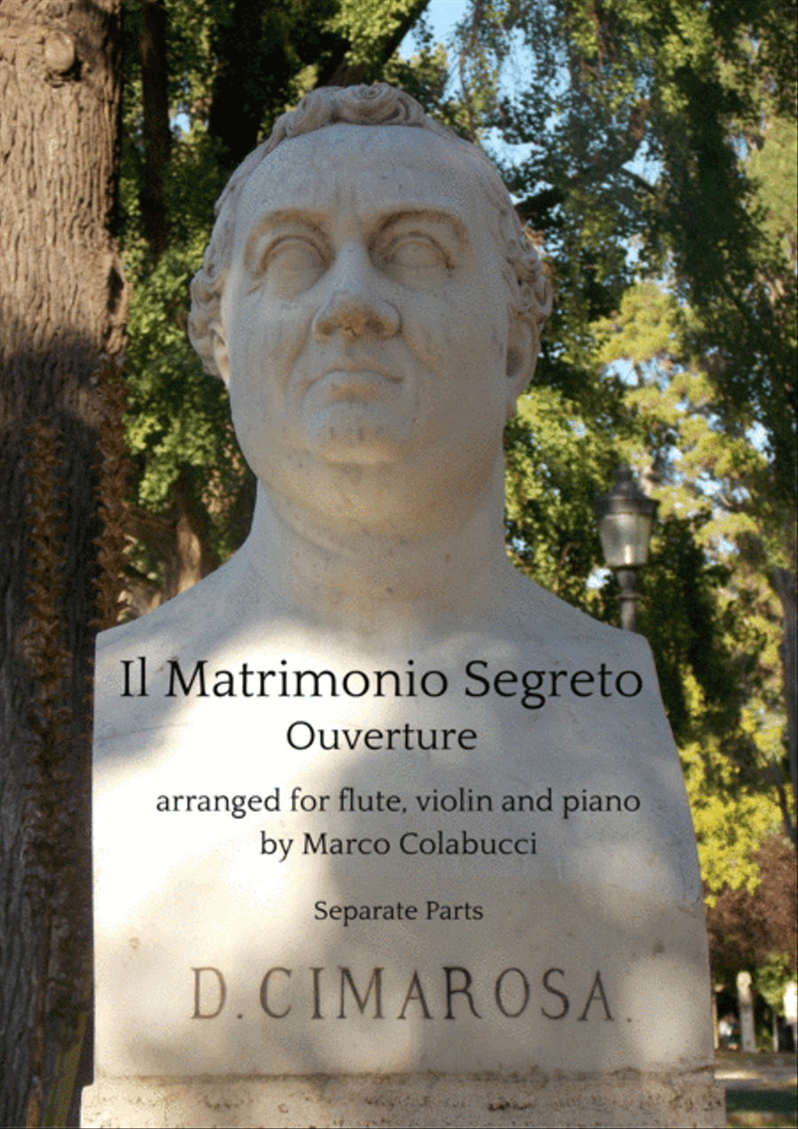 Cimarosa Il Matrimonio Segreto Ouverture Small Ensemble scores gallery preview page 1