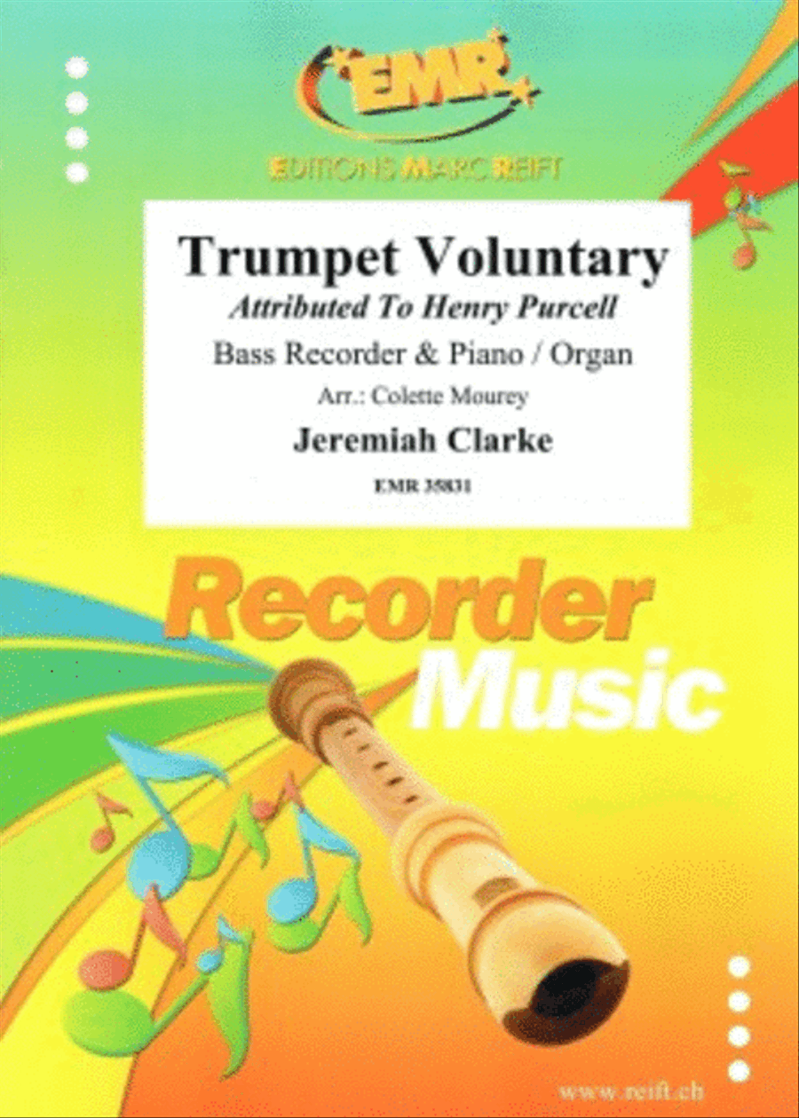 Trumpet Voluntary Bass Recorder scores gallery preview page 1