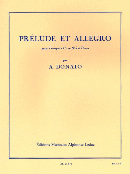 Prelude Et Allegro (trumpet)