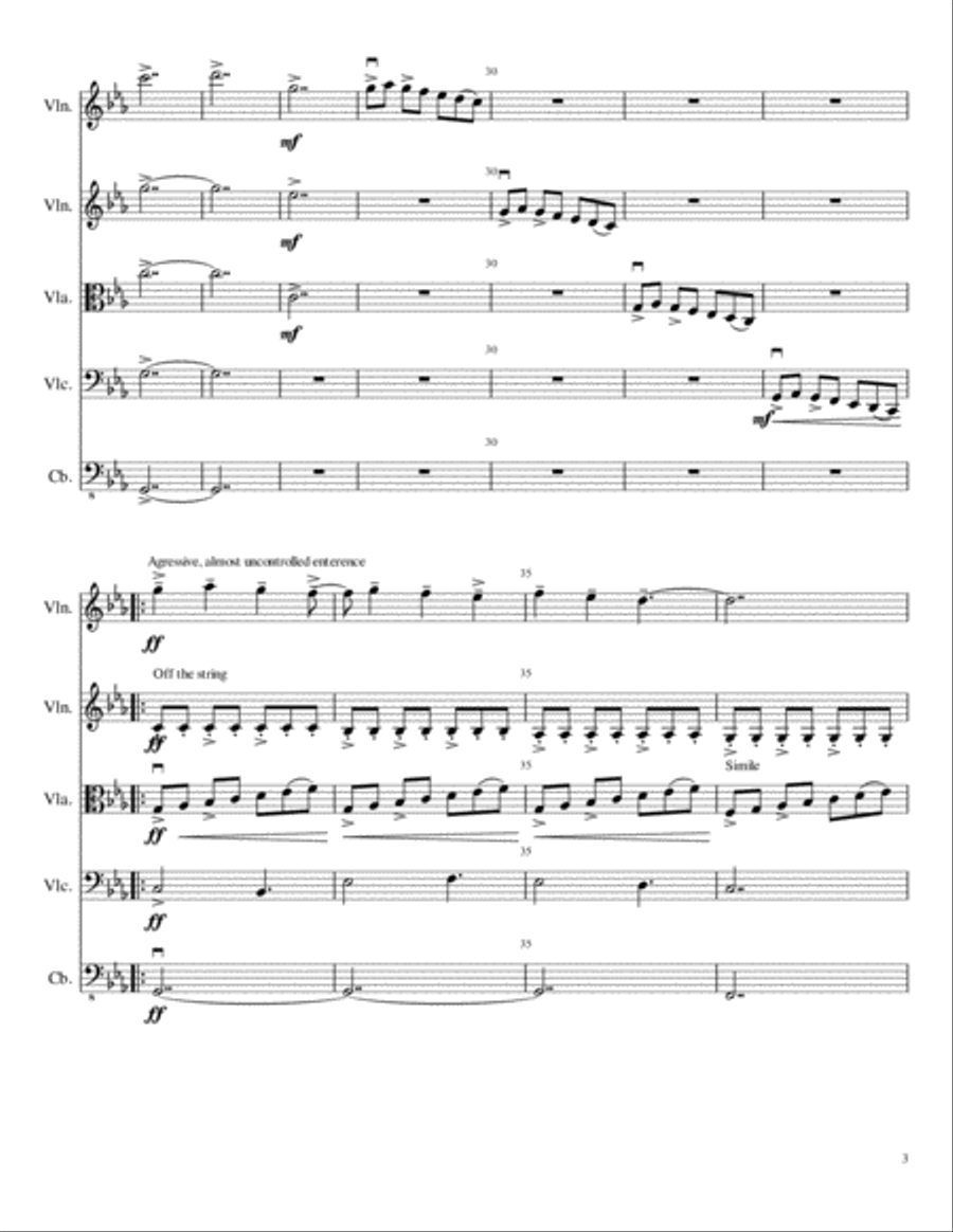 Solar Eclipse Solar Eclipse String Quartet scores gallery preview page 3
