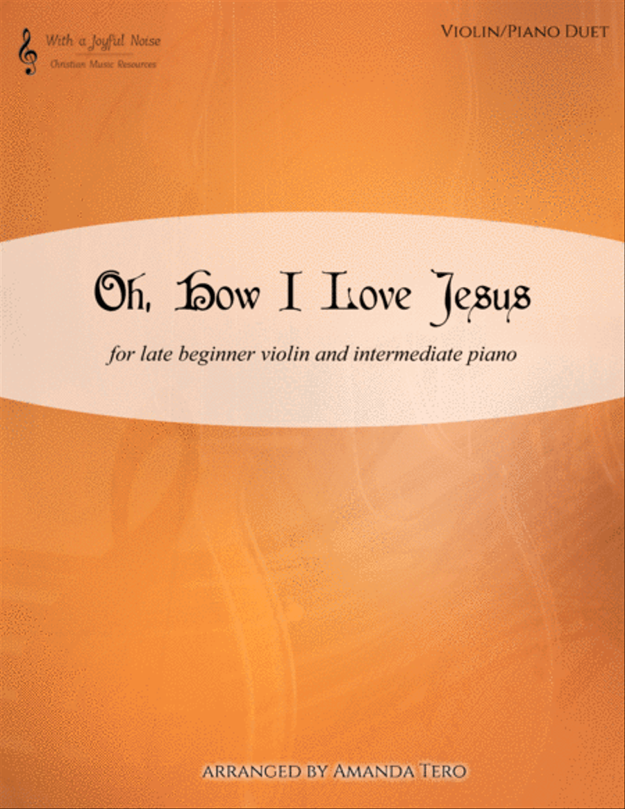 Oh, How I Love Jesus Violin Solo scores gallery preview page 1