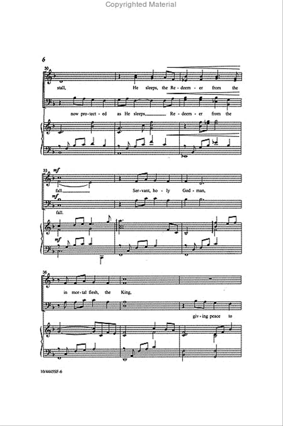 Glad Tidings Canticle Glad Tidings Canticle 4-Part scores gallery preview page 3
