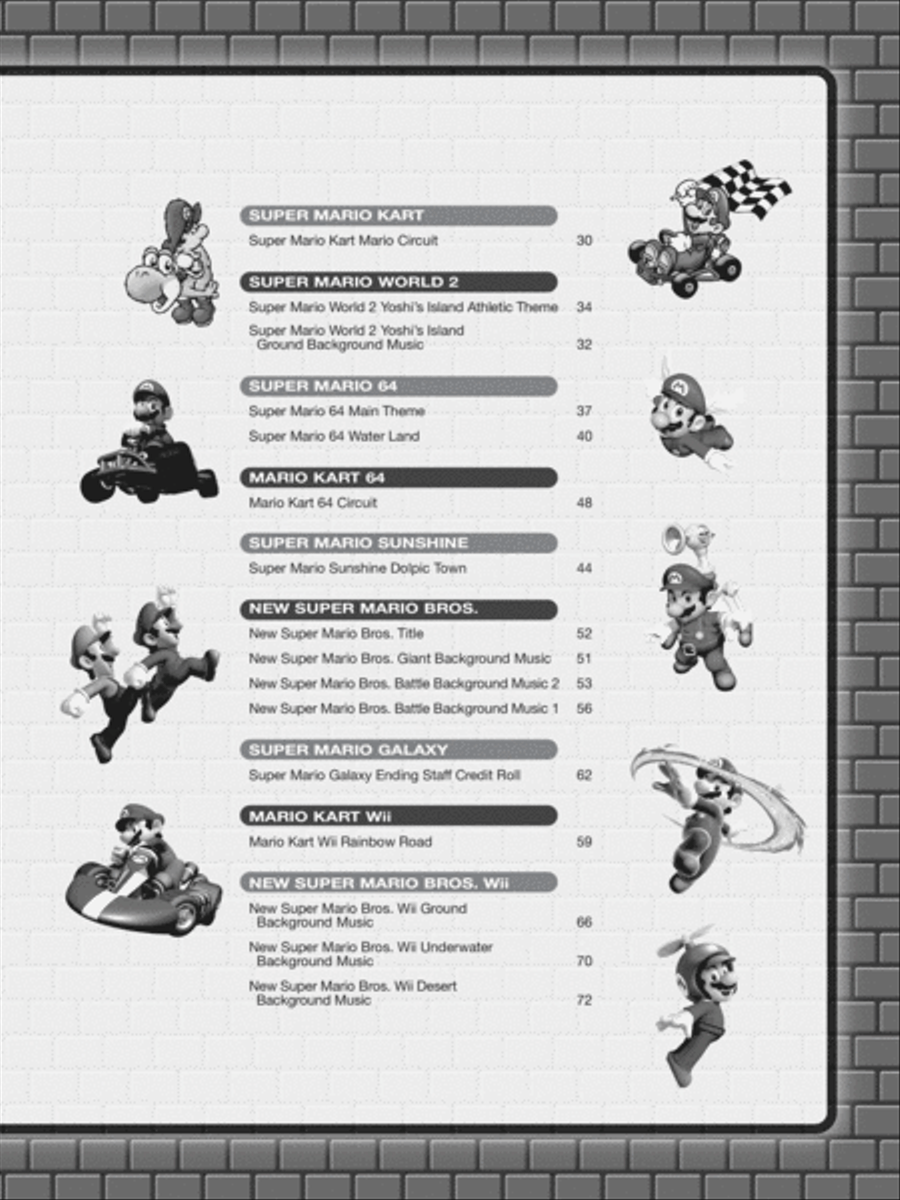 Super Mario for Piano Easy Piano scores gallery preview page 3