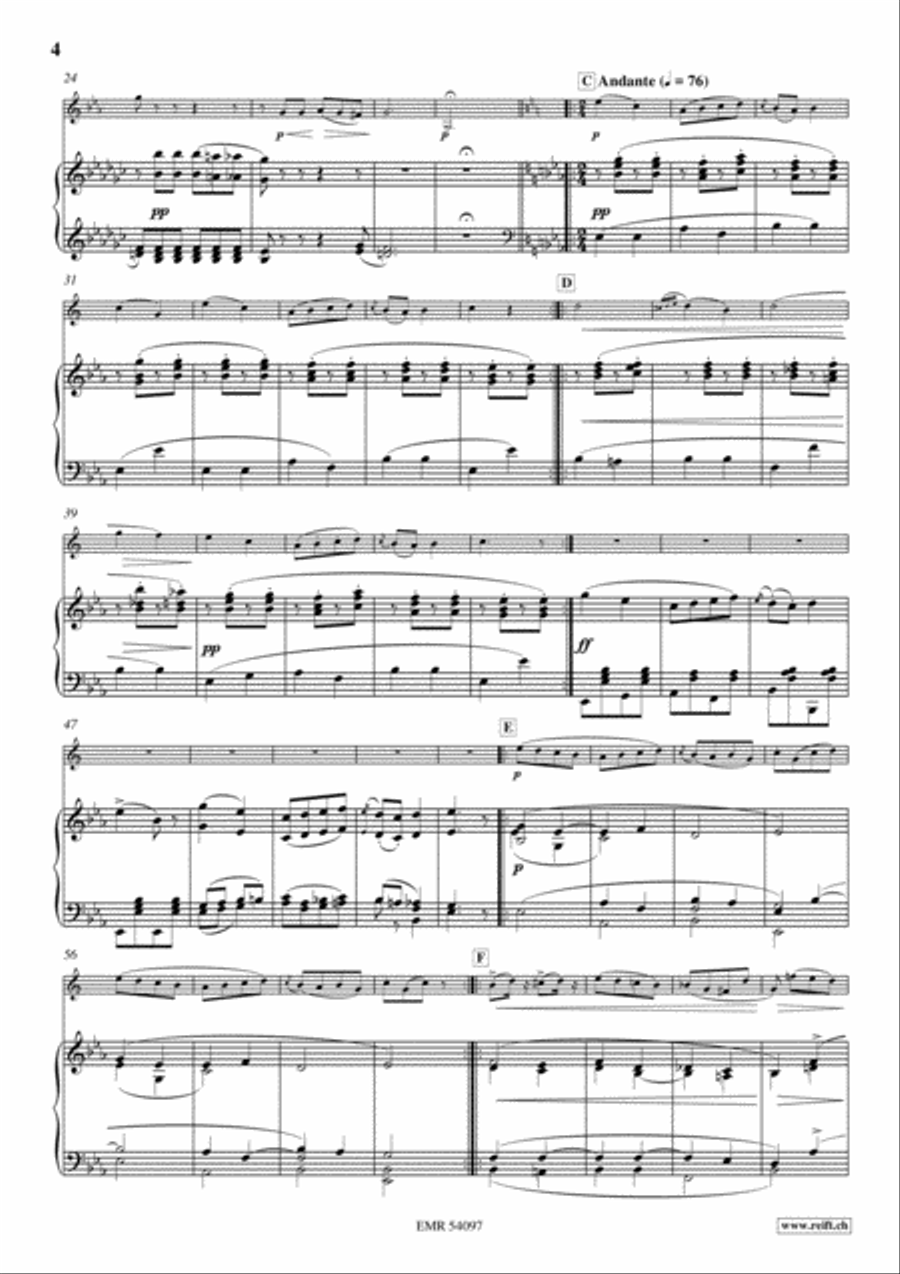 Concertino Eb Minor Horn scores gallery preview page 5