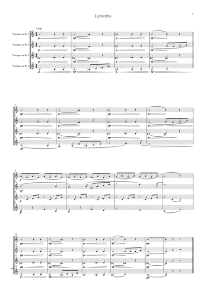 Micro Suite Pernambucana for Trumpet Quartet
