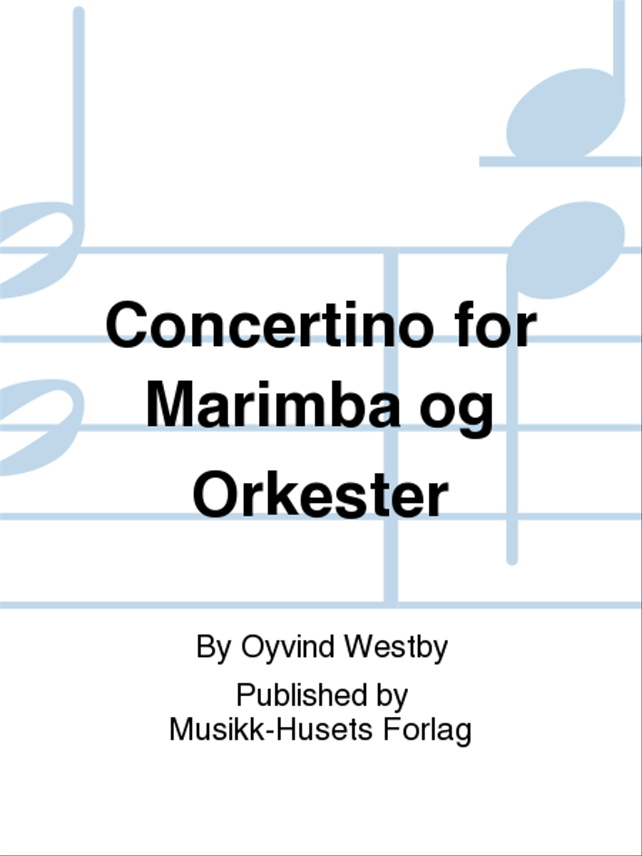 Concertino for Marimba og Orkester Orchestra scores gallery preview page 1