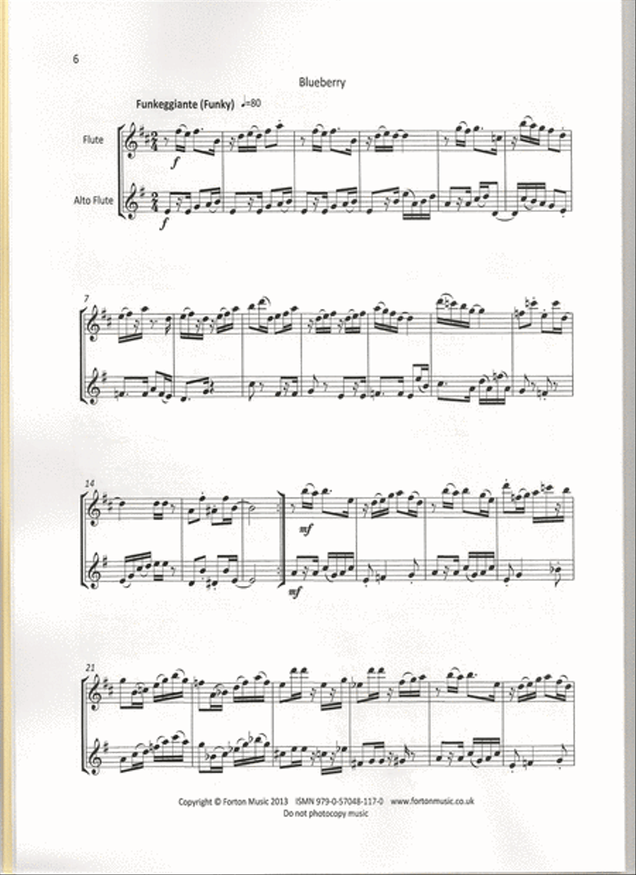 Wild Berries Flute scores gallery preview page 3