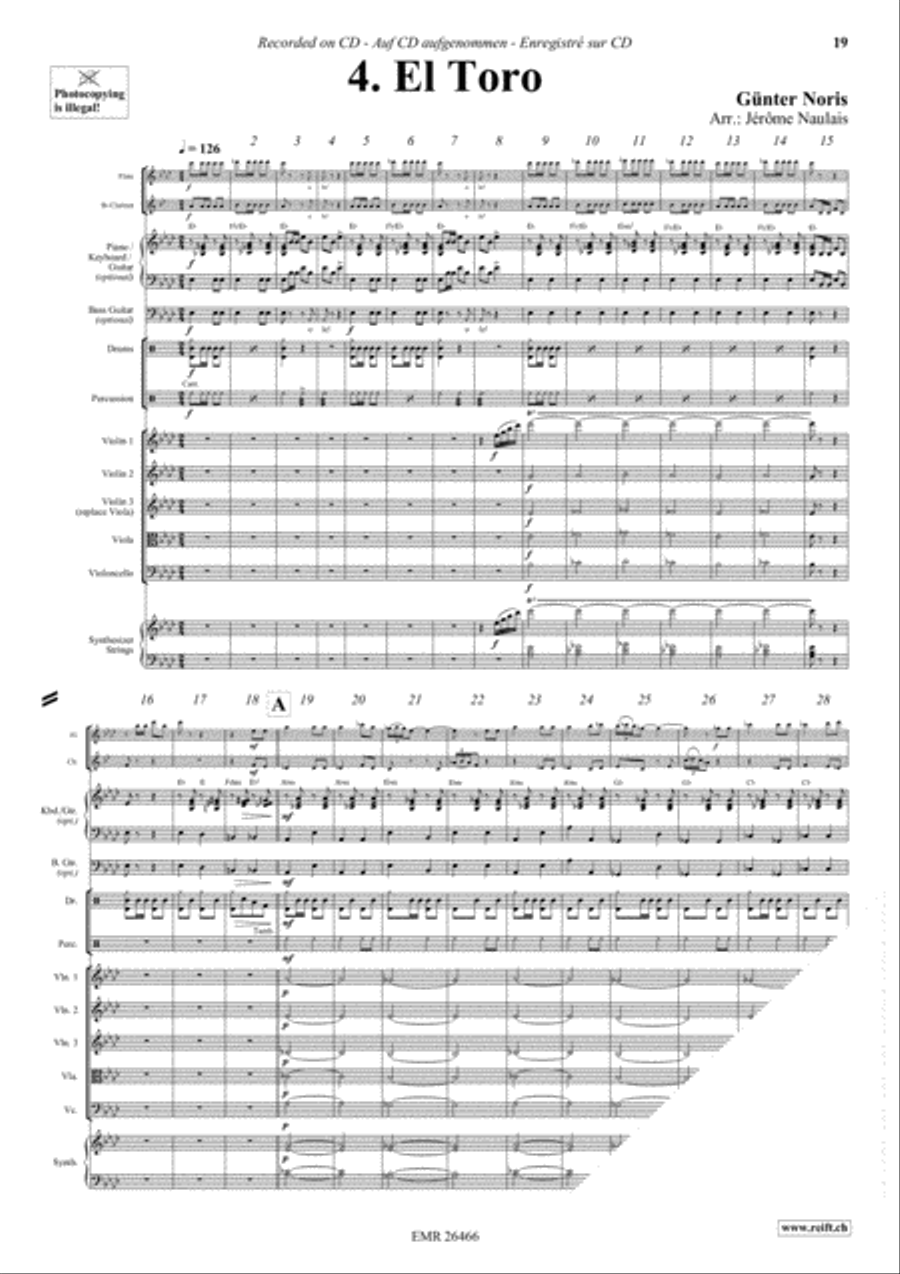 Let's Dance Volume 2 Woodwind Ensemble scores gallery preview page 6