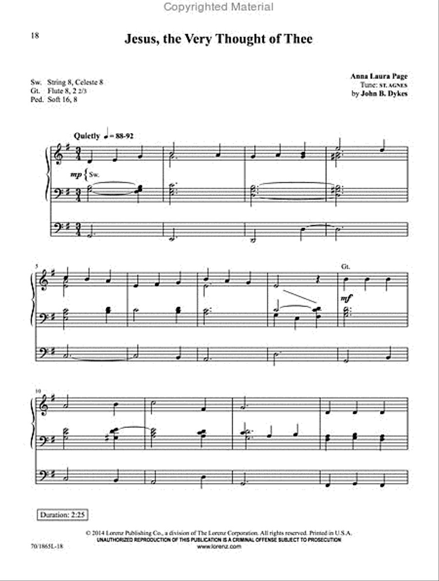 Rejoice, the Lord Is King! Organ Solo scores gallery preview page 4
