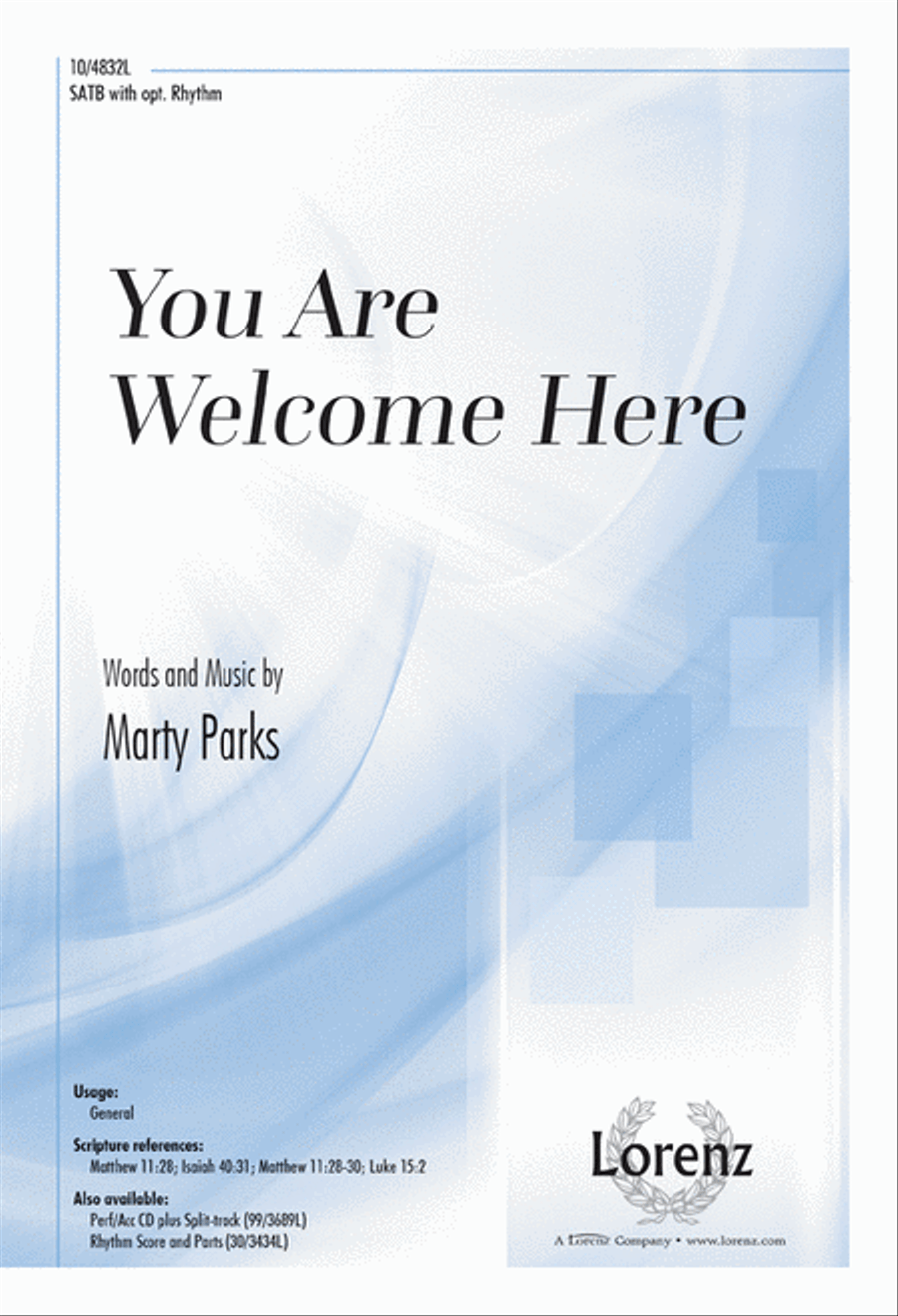 You Are Welcome Here 4-Part scores gallery preview page 1