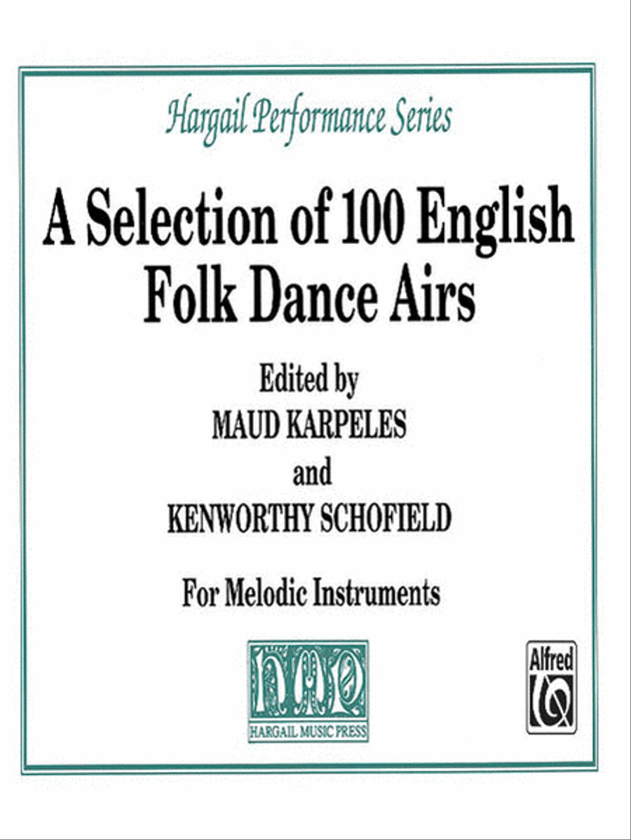A Selection of 100 English Folk Dance Airs Recorder scores gallery preview page 1