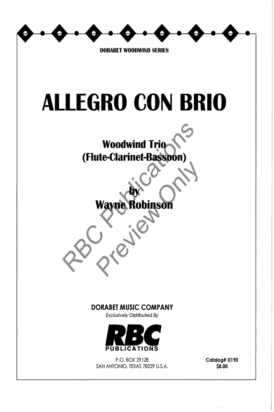 Allegro Con Brio Bassoon scores gallery preview page 2