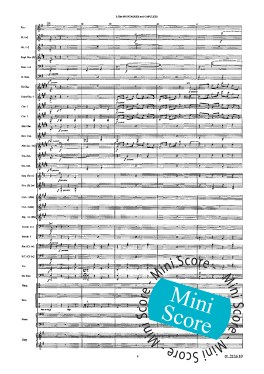 Romeo and Juliet Romeo and Juliet Concert Band scores gallery preview page 12