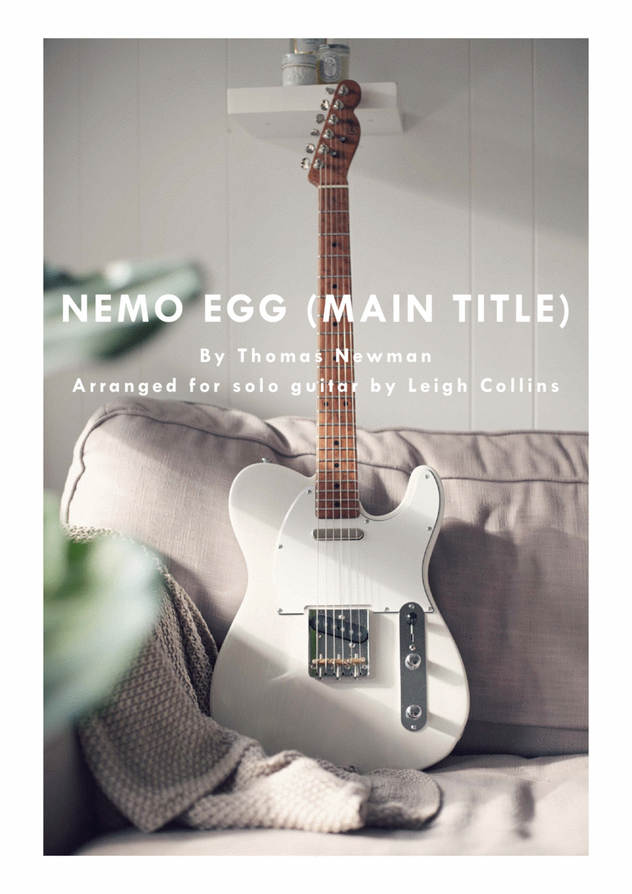 Nemo Egg (main Title) Guitar Tablature scores gallery preview page 1