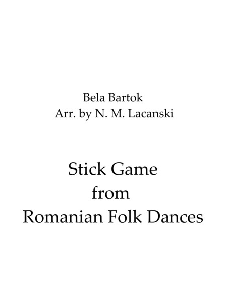 Romanian Folk Dances Stick Game image number null