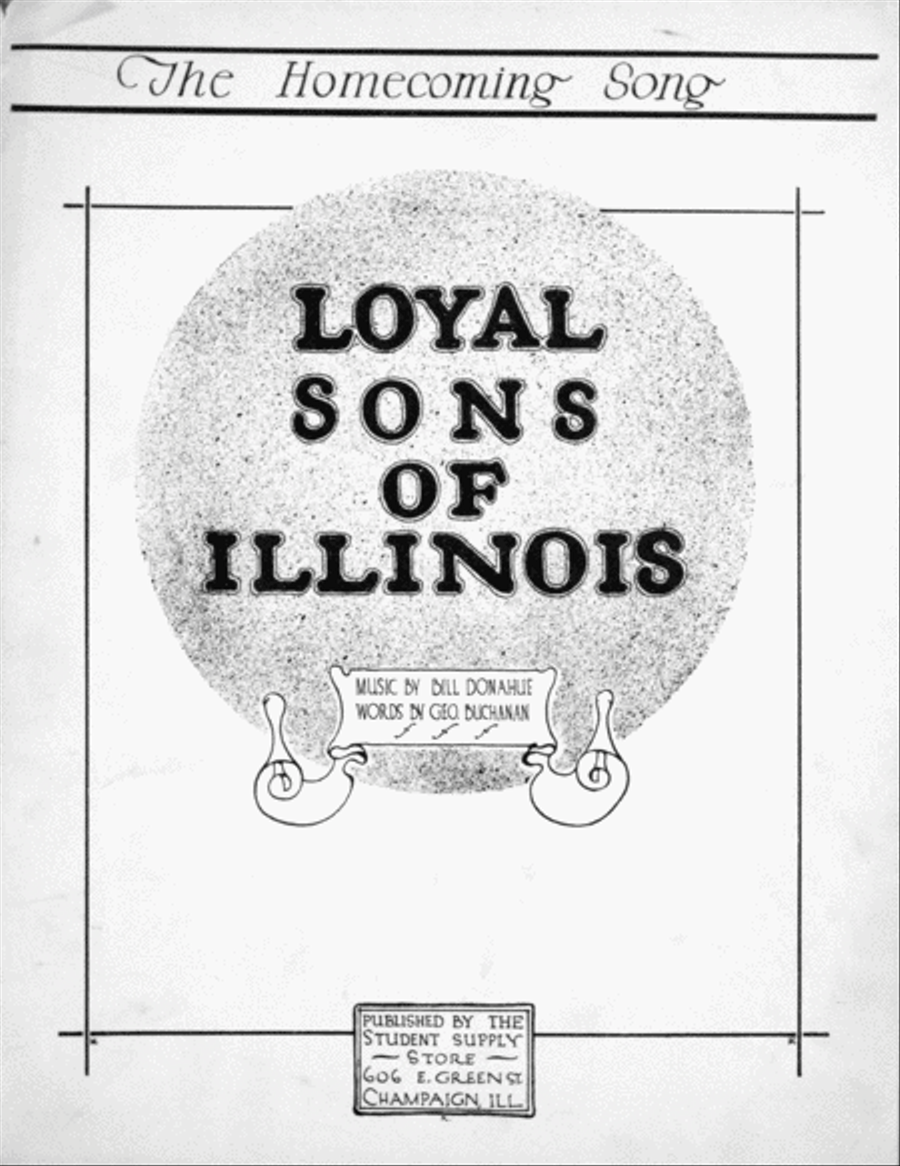 The Homecoming Song. Loyal Sons of Illinois Voice scores gallery preview page 1