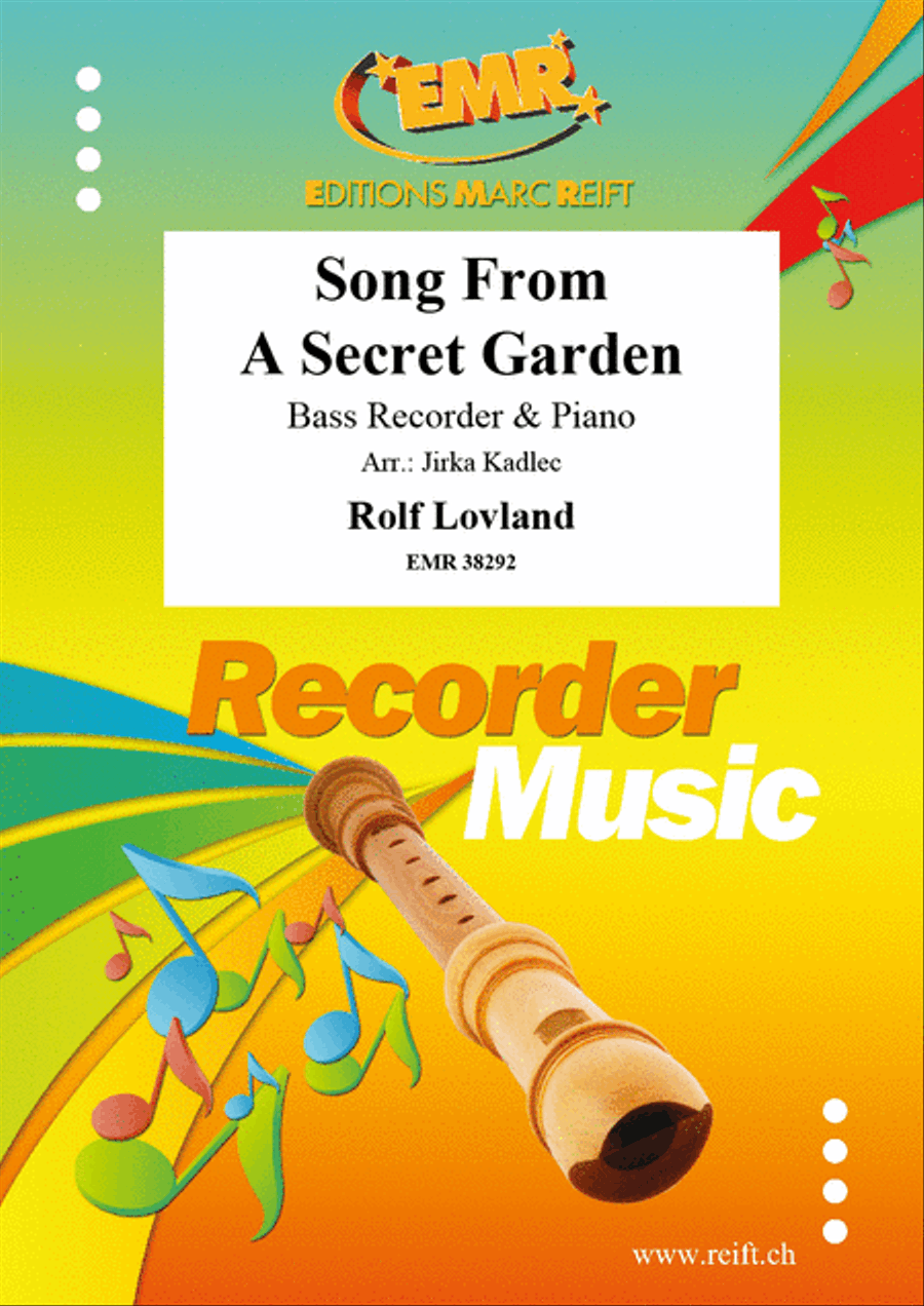 Song From A Secret Garden Bass Recorder scores gallery preview page 1