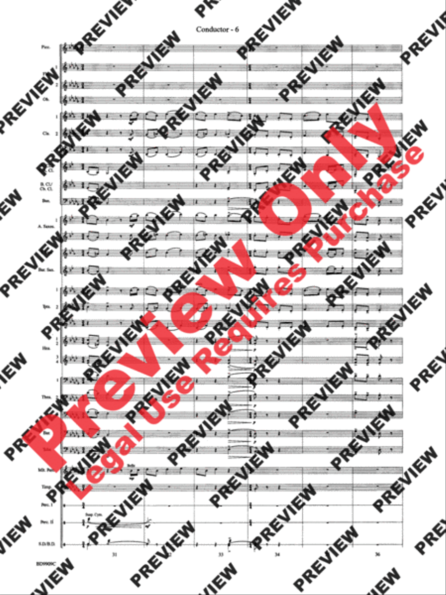 I'm Seventeen Come Sunday Concert Band scores gallery preview page 28