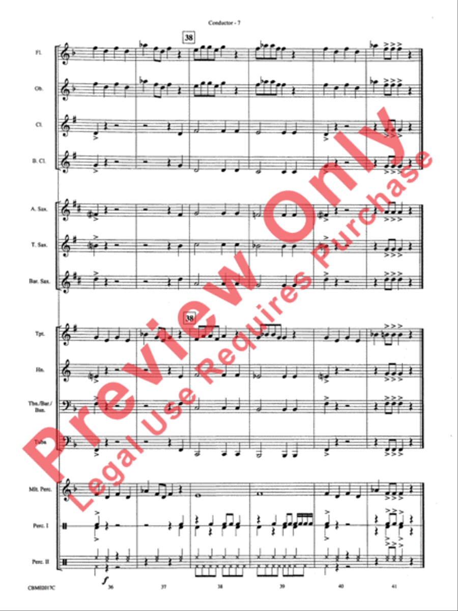 Great Balls of Fire Great Balls of Fire Concert Band scores gallery preview page 9